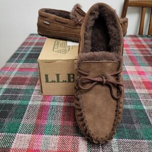 L.L. Bean Wicked Good Moccasins Slipper Men's 10